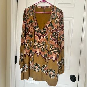 Free People Long Sleeve Tunic Dress